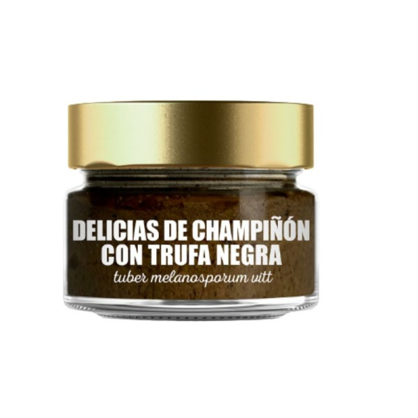 DELICIAS DE CHAMPIÑÓN CON TRUFA NEGRA TUBER MELANOSPORUM VITT