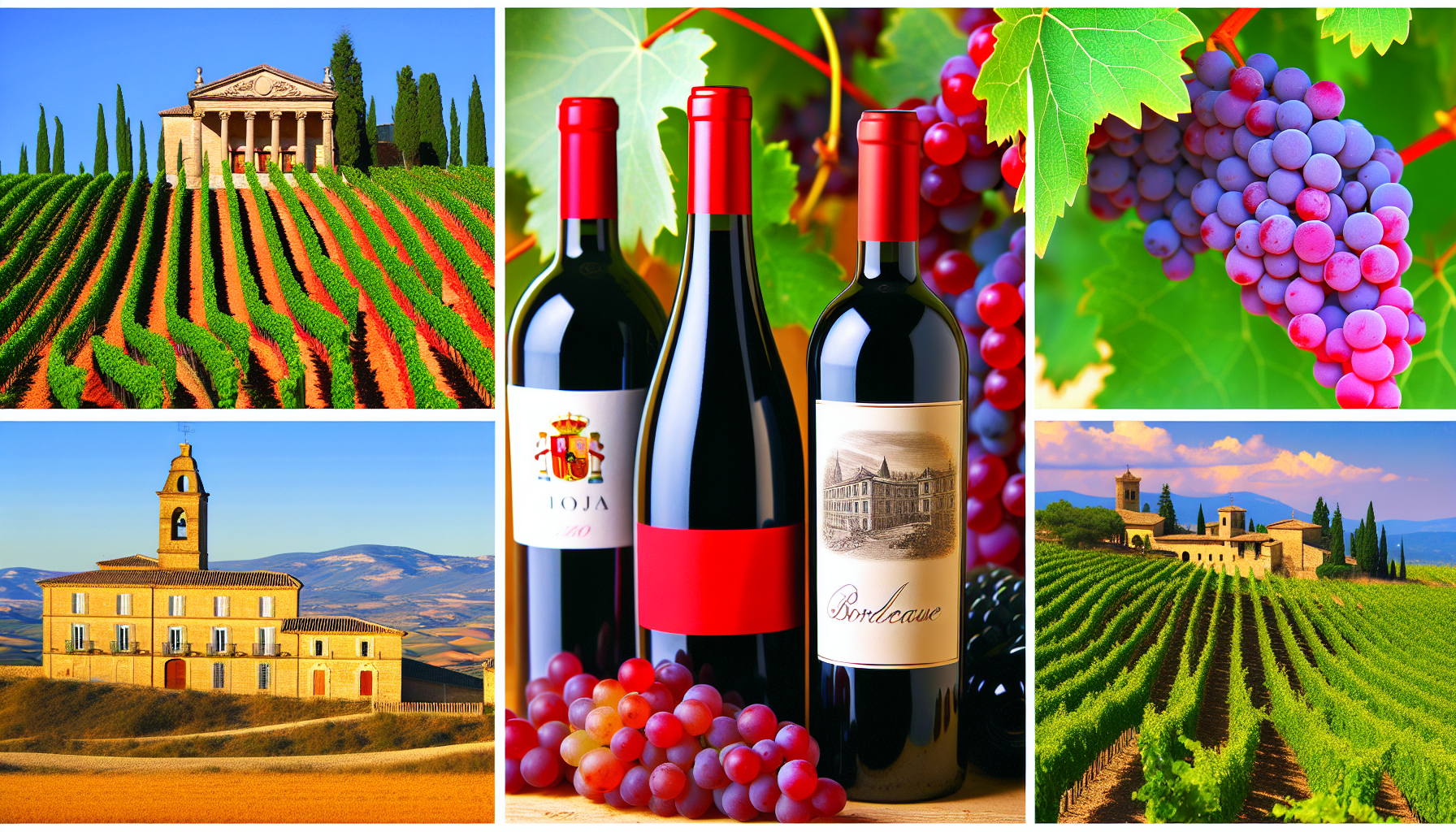 Descubre las Mejores Regiones de Vino Tinto: Rioja, Burdeos y Más