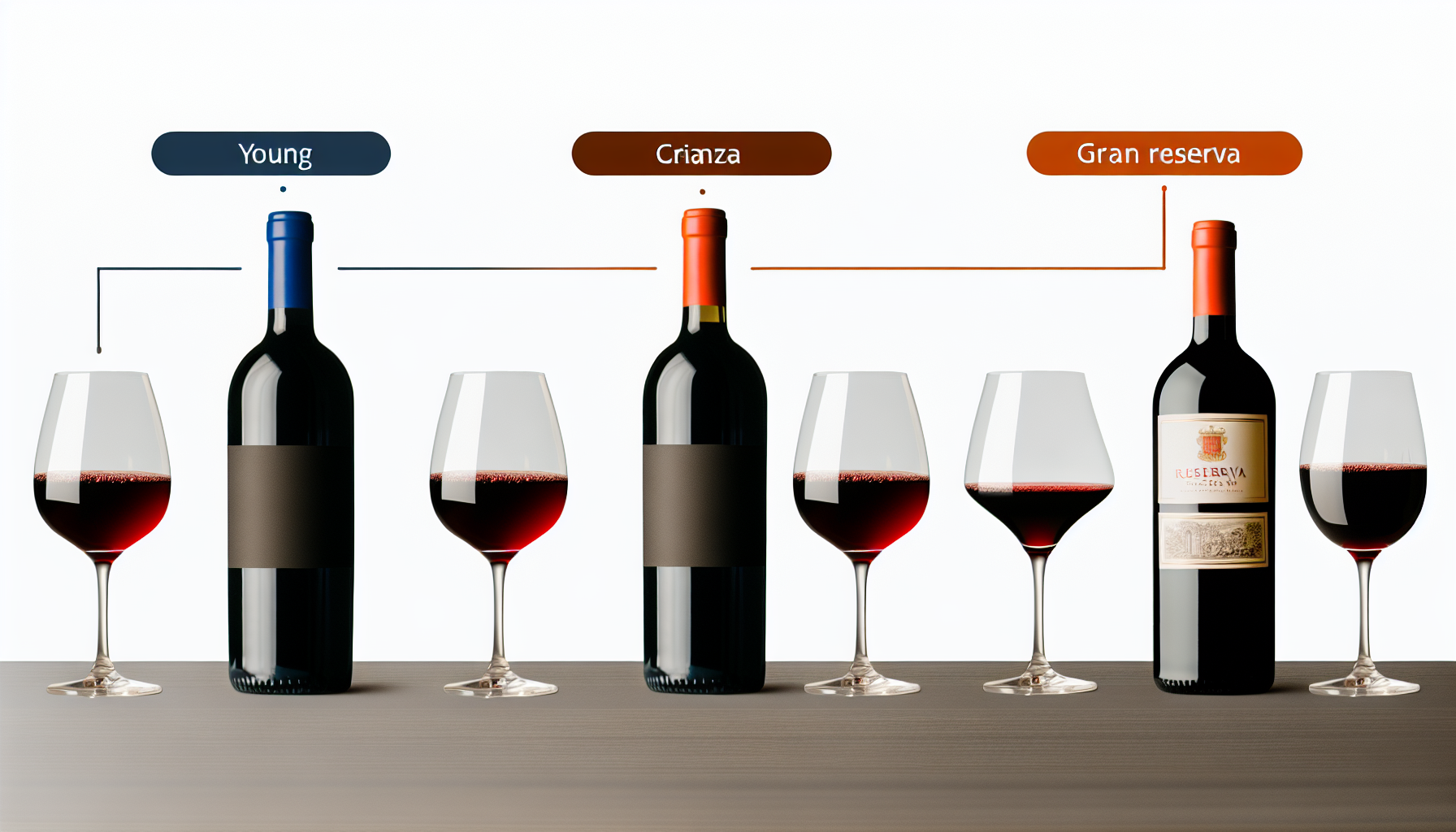 Vino Tinto: Crianza vs Reserva y sus Diferencias Clave