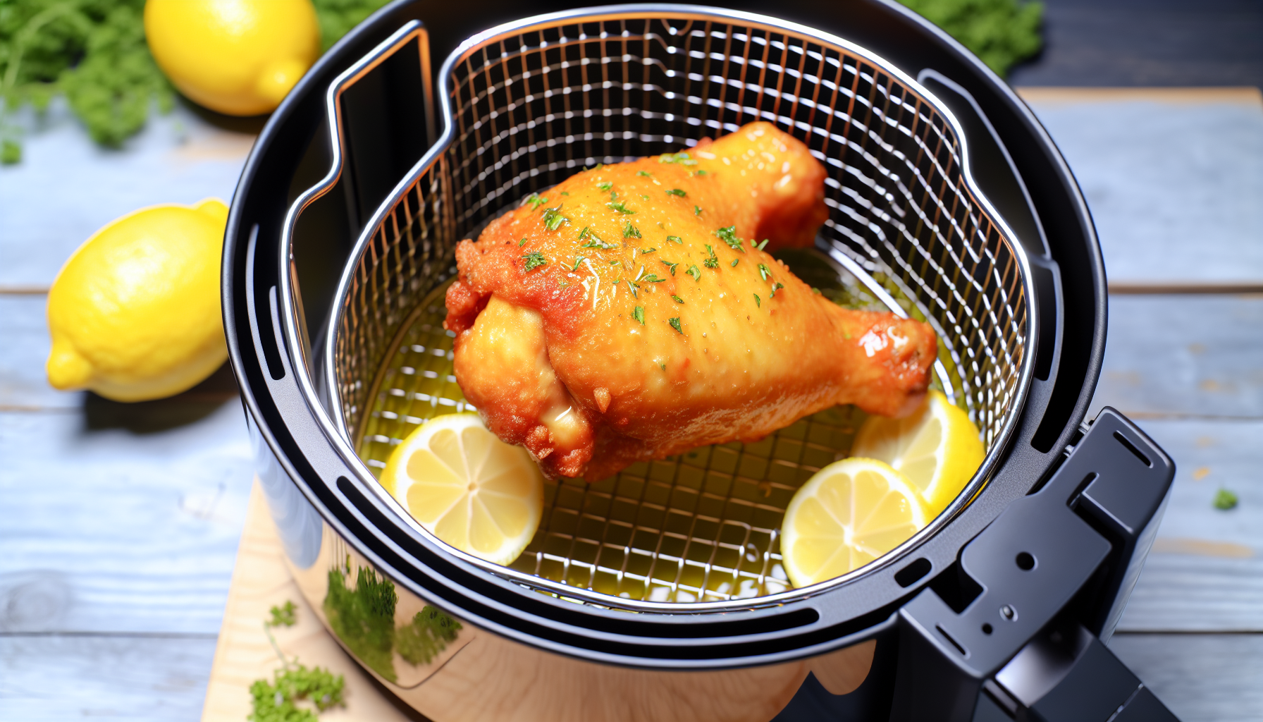 Delicioso Pollo al Limón en Airfryer: Recetas Saludables Sin Aceite