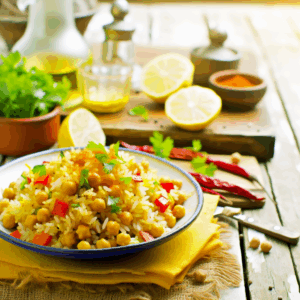 arroz con garbanzos